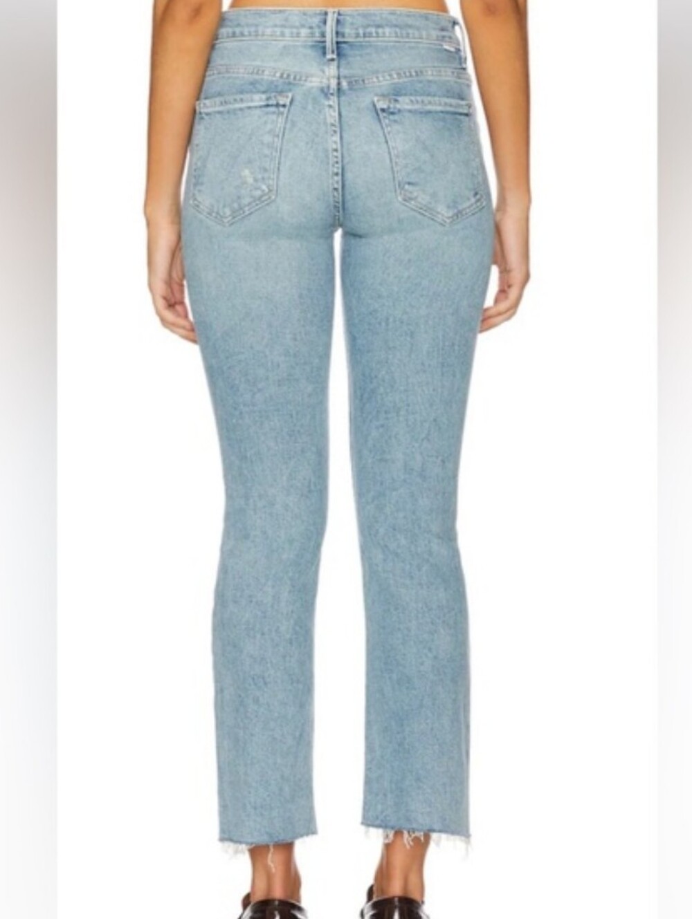 MOTHER Insider Flood Fray in Peek-a-boo sz 30 - Picture 3 of 15